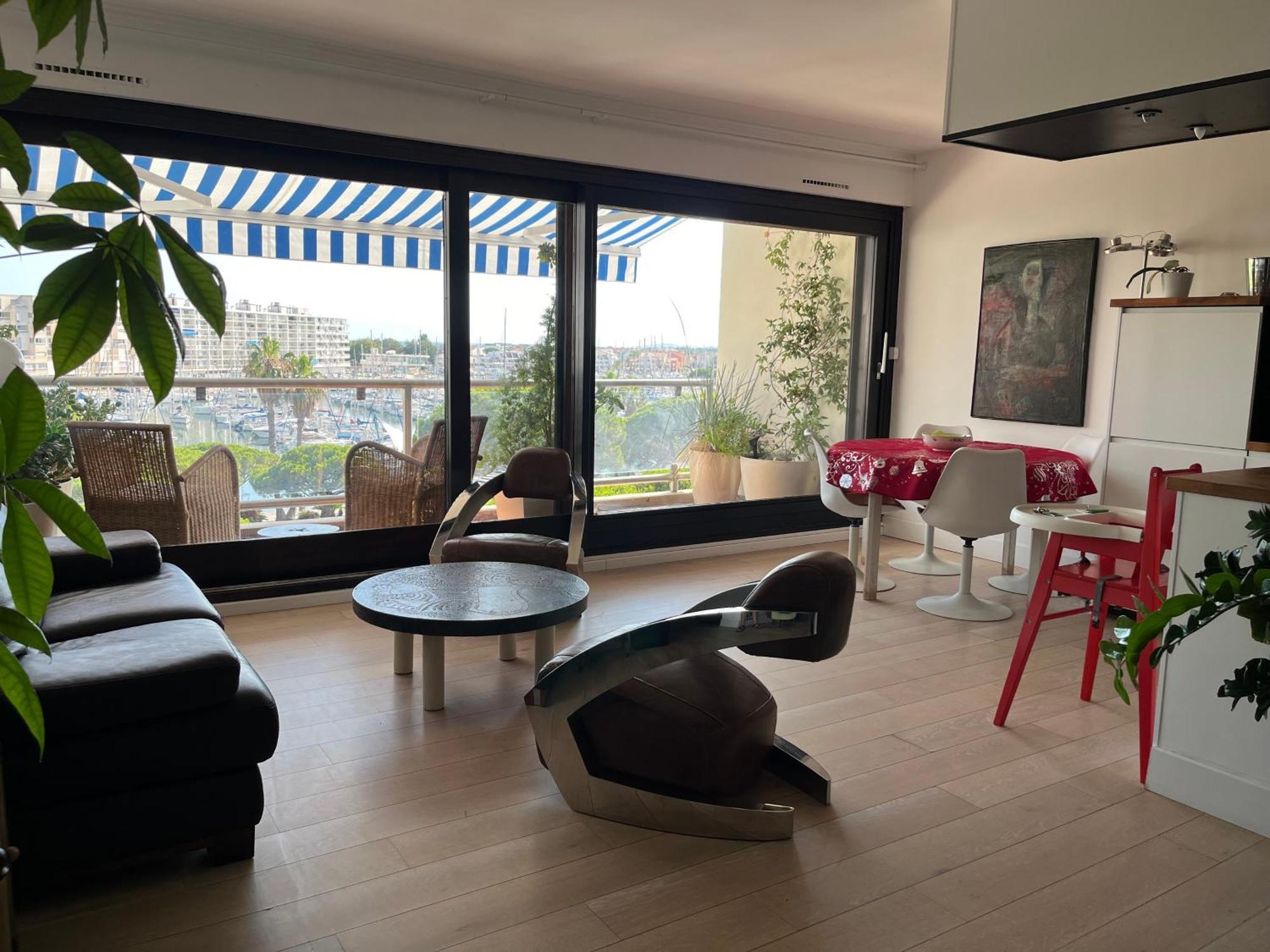 T3 Vue Port 200M De La Plage 2 Chambres Avec Garage Carnon-Plage Zewnętrze zdjęcie